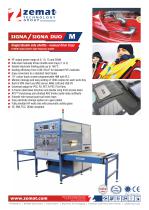 SIGNA DUO M | Single/Double side shuttle - manual drive trays high frequency welder