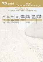 Trenchers for Access network installation