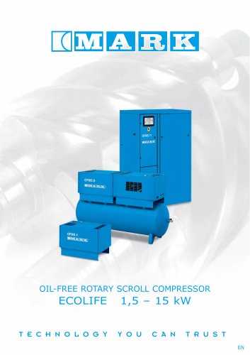 OIL-FREE ROTARY SCROLL COMPRESSOR