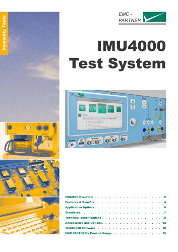 IMU4000 - Modular Immunity Test System - Ready for the Future