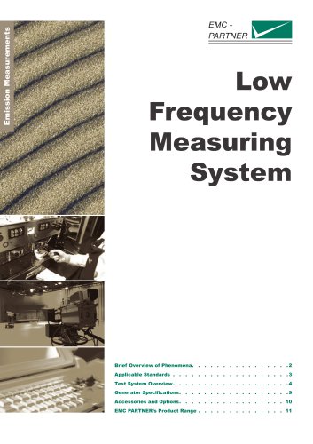 Low Frequency Measuring Test System