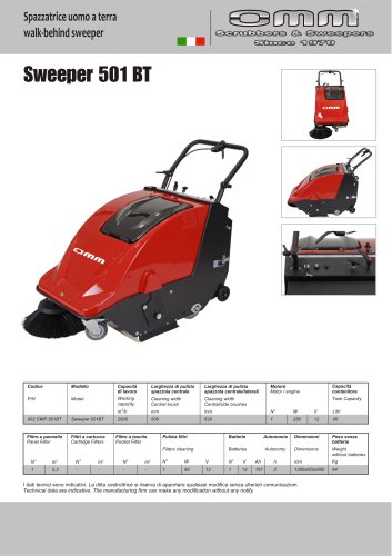 Sweeper 501 BT