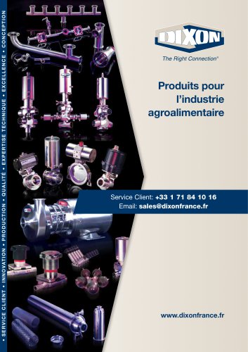 Produits pour l’industrie agroalimentaire