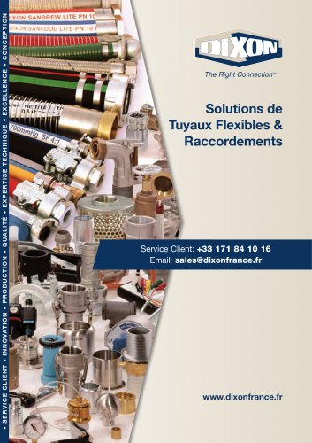 Solutions de Tuyaux Flexibles & Raccordements