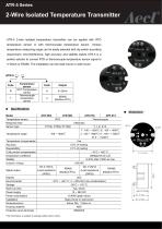 Aecl 2-wire Isolated Temperature Transmitter (Wall-mount, Head-mount, ATR-5)