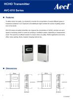 Aecl HCHO Transmitter (HCHO sensor) AVC-810