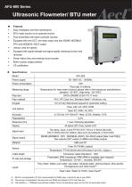 Aecl Ultrasonic flow meter AFU-800