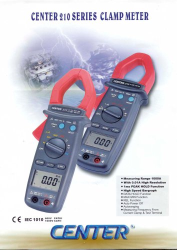 center 212 - Mid-size Clamp Meter