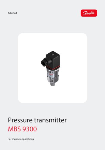 Pressure Transmitter Type MBS 9200