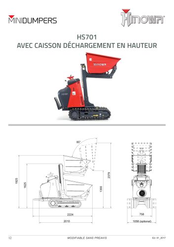 HS701 HIGH-TIP DUMPER BED