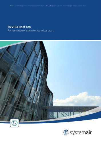 DVV-EX Explosion proof roof fans