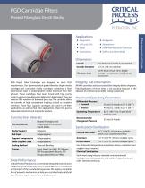 Pharma Pleated Fiberglass Depth Cartridge Filters