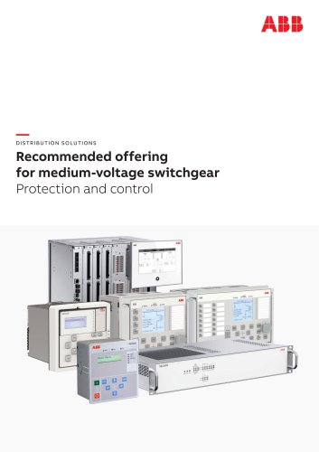 Recommended offering for medium-voltage switchgear