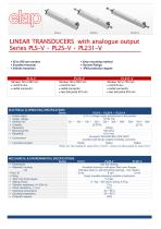 PLS-V PL2S-V PL231-V Linear transducers