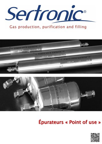 Brochure &eacute;purateurs "Point of use"