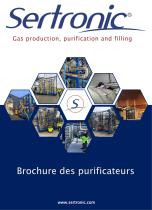 Brochure des purificateurs 