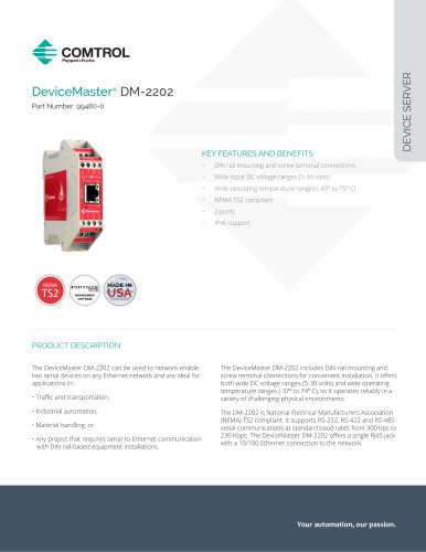 DeviceMaster® DM-2202