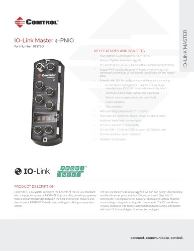 IO-Link Master 4-PNIO