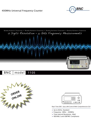 Model 1105 - Universal Counter