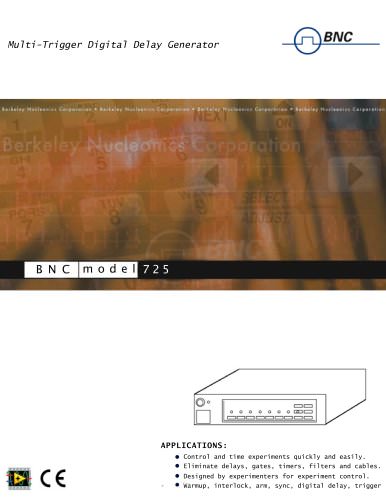 Model 725 Multi-Trigger Digital Delay Generator