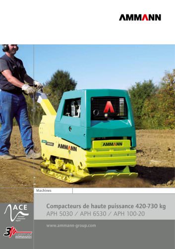 Compacteurs de haute puissance 420-730 kg APH 5030 / APH 6530 / APH 100-20