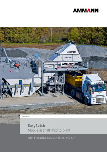 EasyBatch Mobile asphalt mixing plant