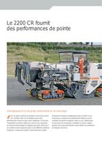 Le 2200 CR fournit des performances de pointe - 2