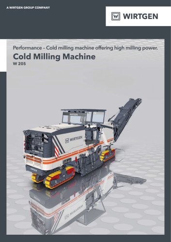 W 205 Cold Milling Machine