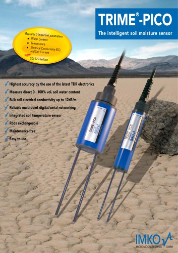 TRIME-PICO: Soil moisture probes