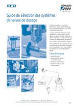 Guide de selection des systemes de valves de dosage - 1