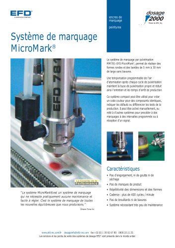 Systeme de marquage MicroMark