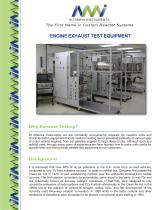 ENGINE EXHAUST TEST EQUIPMENT