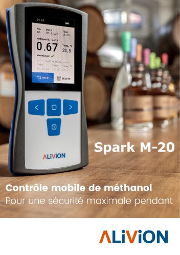 Détecteur de méthanol Spark M-20