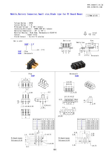 Battery connector BABP-xP