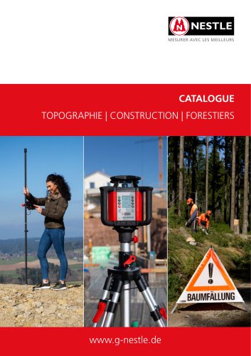 CATALOGUE TOPOGRAPHIE | CONSTRUCTION | FORESTIERS