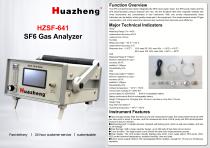 Huazheng Electric HZSF-641 Portable 4-in-1 SF6 Gas Comprehensive Analyzer