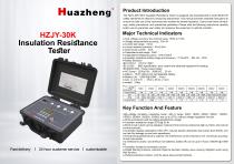 Huazheng HZJY-30K 30kV Insulation Resistance Tester Safe High Voltage Testing Instrument