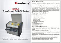 Huazheng Manufacture HZJQ-1 BDV Dielectric Strength Tester Price