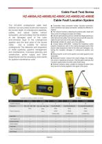 HZ-4000A HZ-4000B HZ-4000C HZ-4000D HZ-4000E Underground Cable Fault Location System