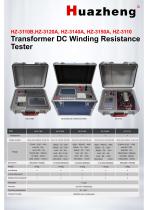 Transformer DC Winding Resistance Tester (HZ-3110B / HZ-3120A / HZ-3140A / HZ-3150A / HZ-3110) for Transformer Diagnostics and Resistance Measurement