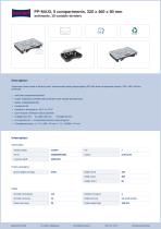 PP-MAXI, 5 compartments, 320 x 460 x 80 mm