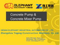YG-Mini Concrete Pump-YG-M30, YG-M50, YG-M40