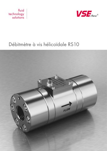 Débitmètre à vis hélicoïdale RS 10