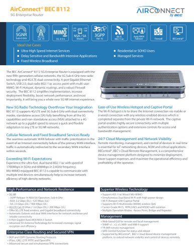 AirConnect® BEC 8112