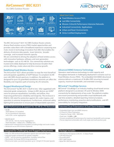 AirConnect® BEC 8231