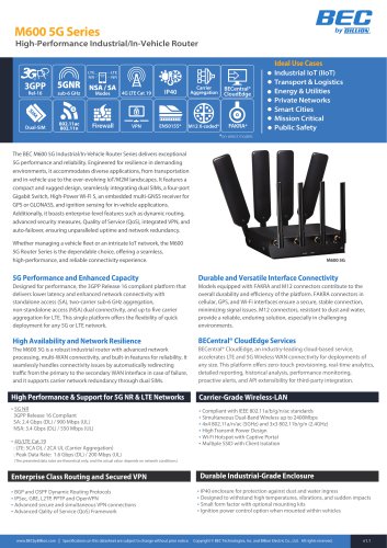 M600 5G Series