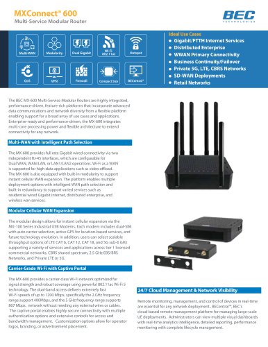 MXConnect® 600