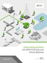 Clean energy solutions with EFOY Fuel Cells and Lithium Batteries