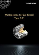 Multiple-disc torque limiter Type 581