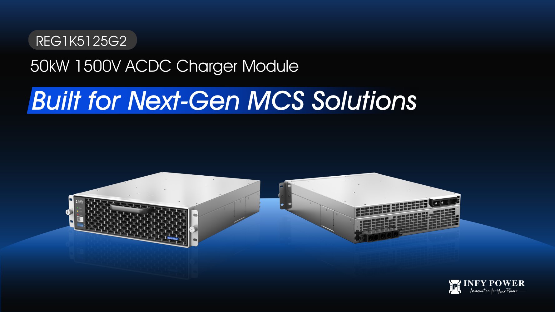 50kW 1500V MCS Charging Module  - Infypower